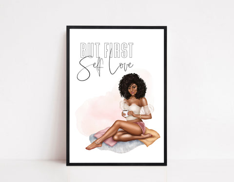 black woman art - self love