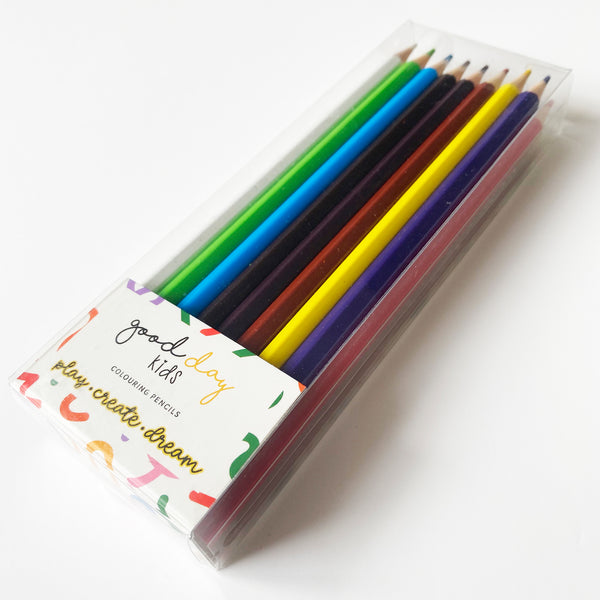 Kids Colouring Pencil Pack | Pack of 24 | Good Day Kids