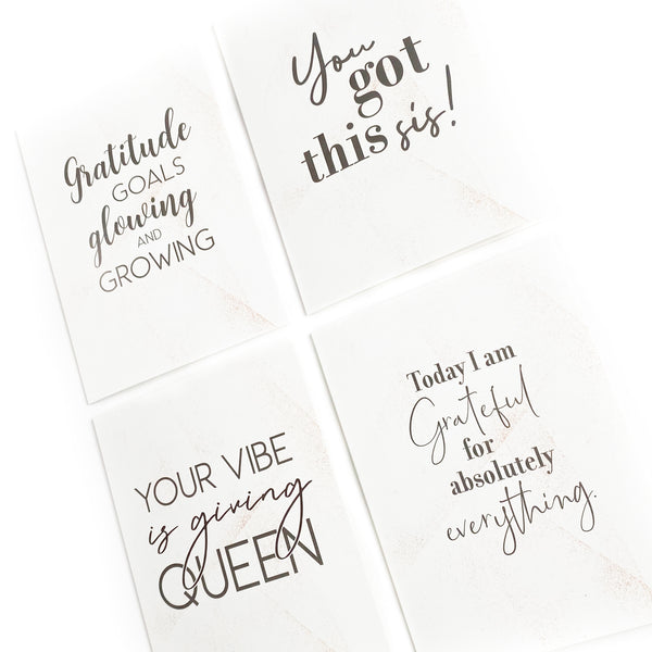 A6 Positive Affirmation Quote Cards