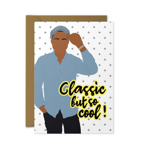 Classic but so cool - Black Father's Day Card