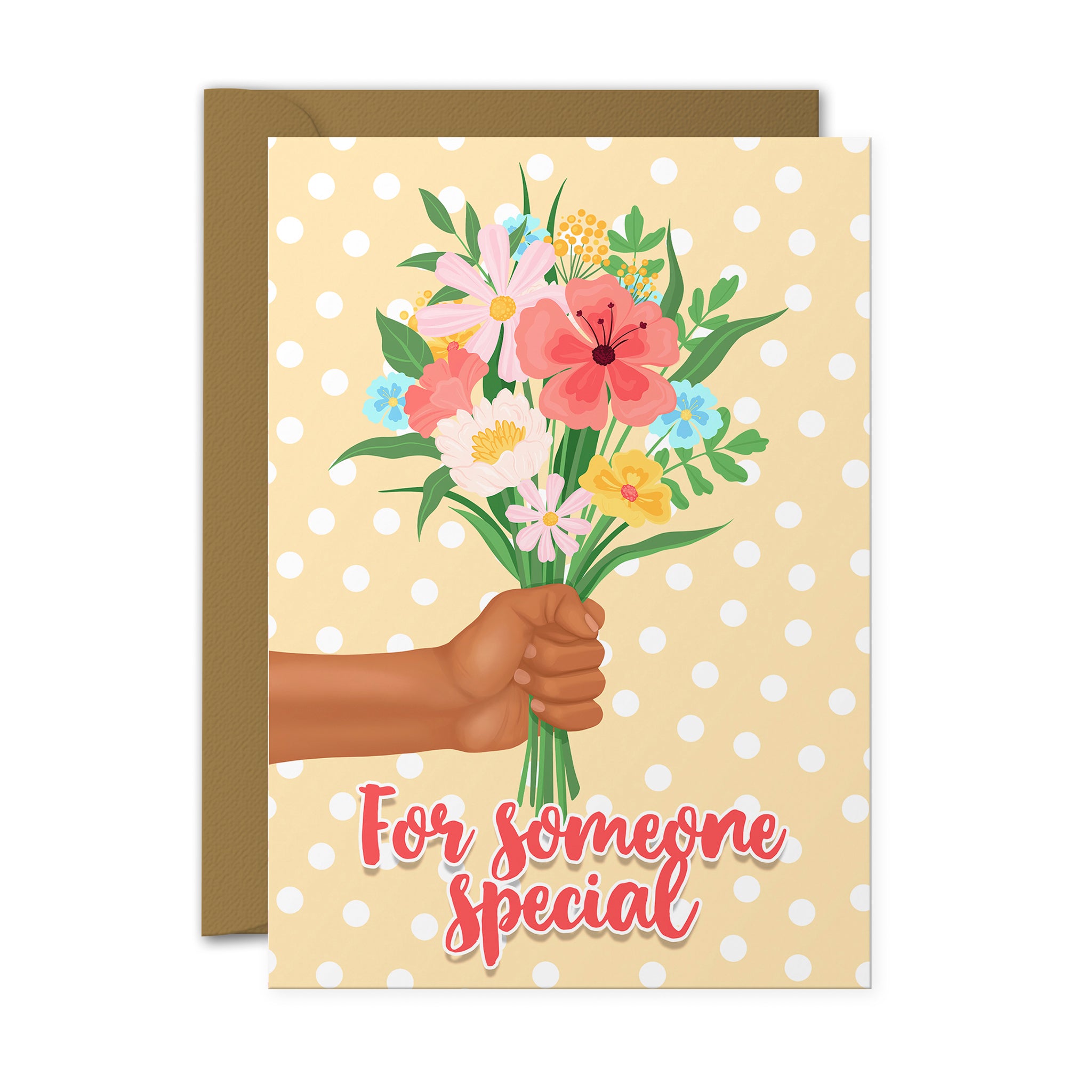 For Someone Special Card - Flowers Card - Diverse Card