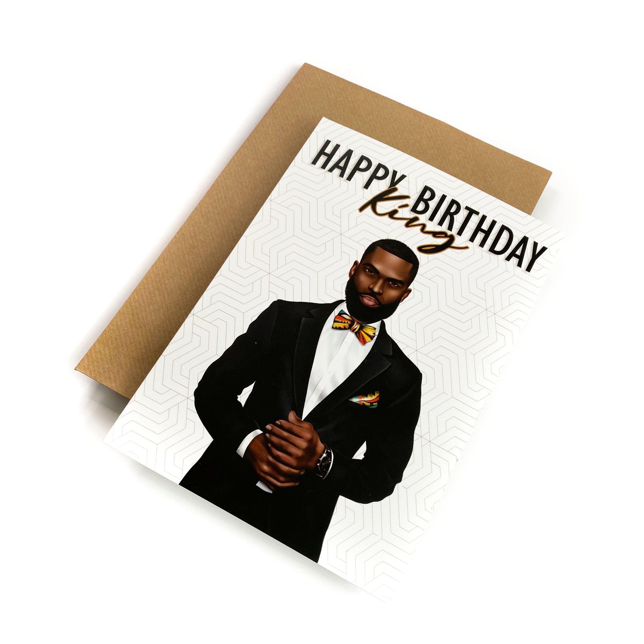 Happy Birthday King - Greetings Card