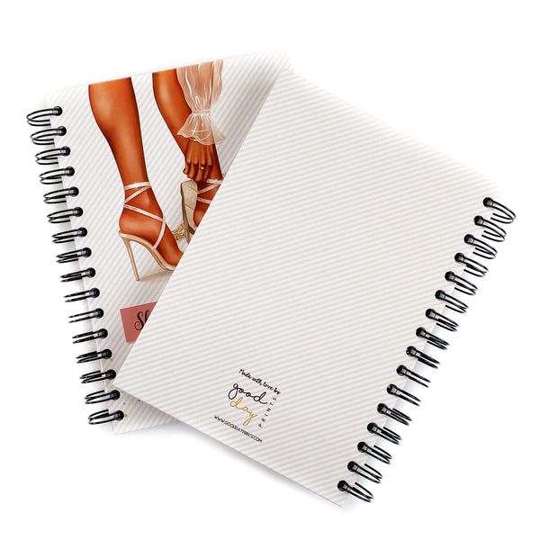 A5 HARD COVER SPIRAL BOUND NOTEBOOK | SHE PROMISED HERSELF BETTER