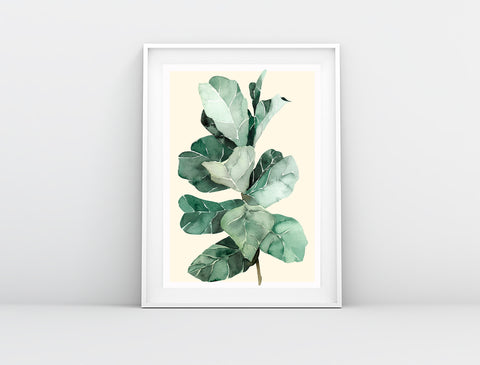 Beautiful Green Branch - Botanical Art print